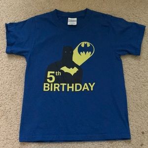 Batman birthday shirt